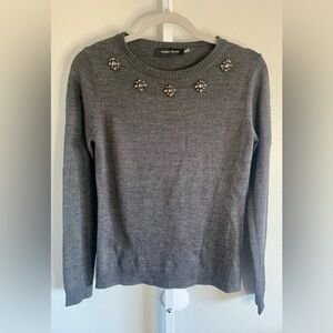 NWT Ivanka Trump Jeweled Sweater Sz S